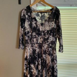Simply Vera Wang 3/4 sleeve Dress